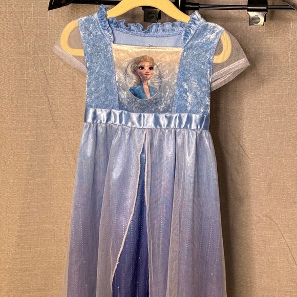 Disney - Frozen II - Elsa - Girls Sleeveless Sleep Dress - Size 4T - Picture 1 of 5